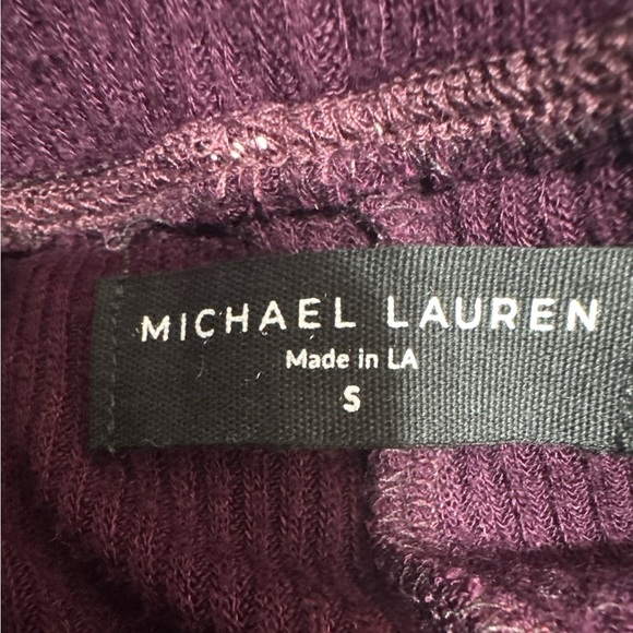 Ribbed Cozy Michael Lauren Lounge Pants wide leg size small - Picture 3 of 4